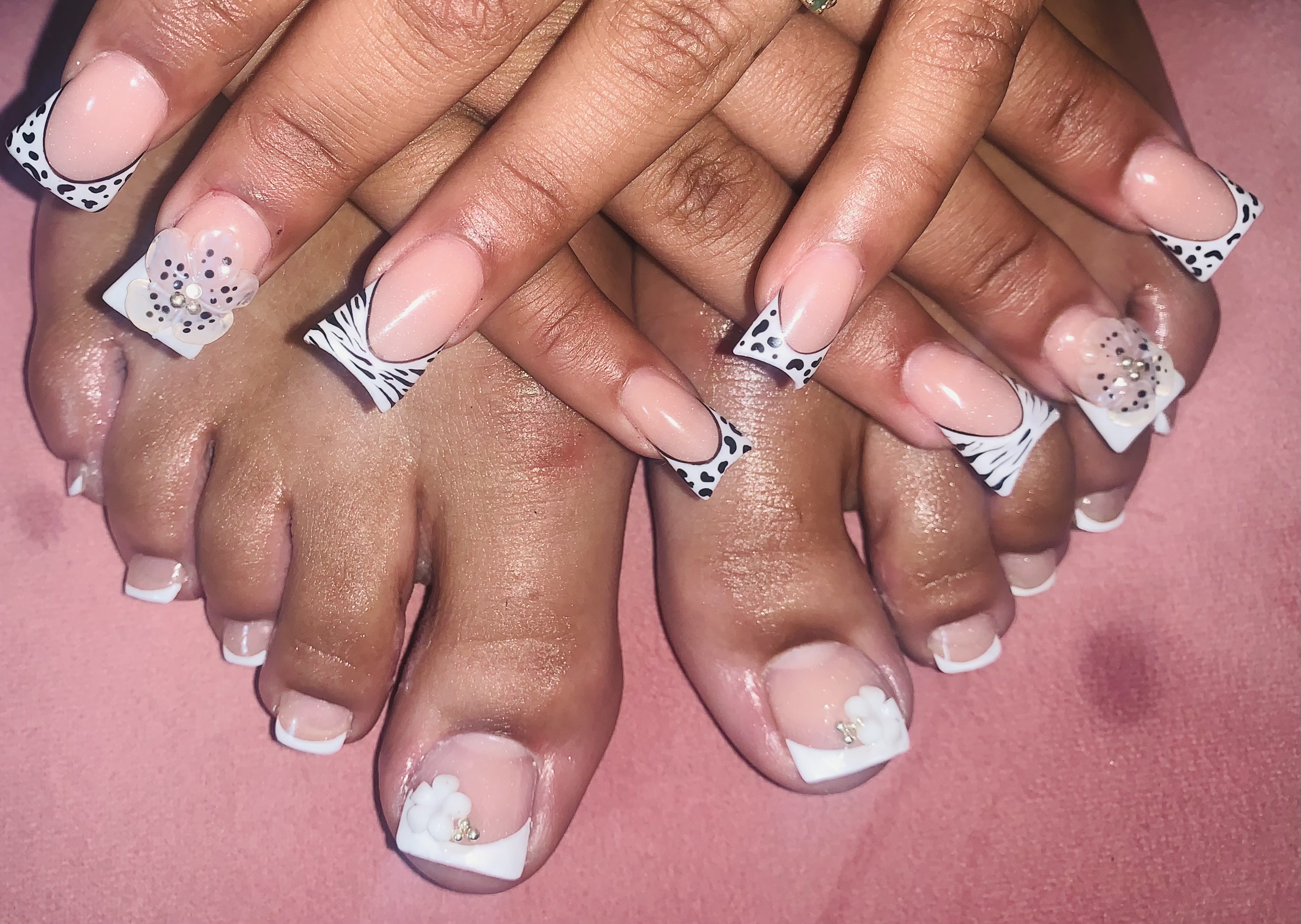 Spa pedicure finish